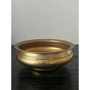 6" Gold Foil Splattered Centerpiece Bowl Casual or Formal Everyday Elegance
